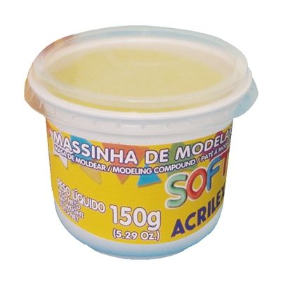 Massa de Modelar Acrilex 150 G Cor Individual