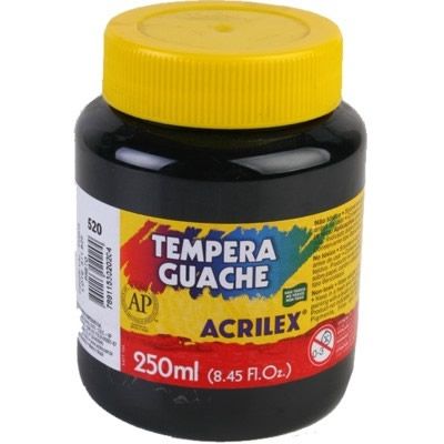 Tinta Guache Acrilex 250ml - Cores variadas